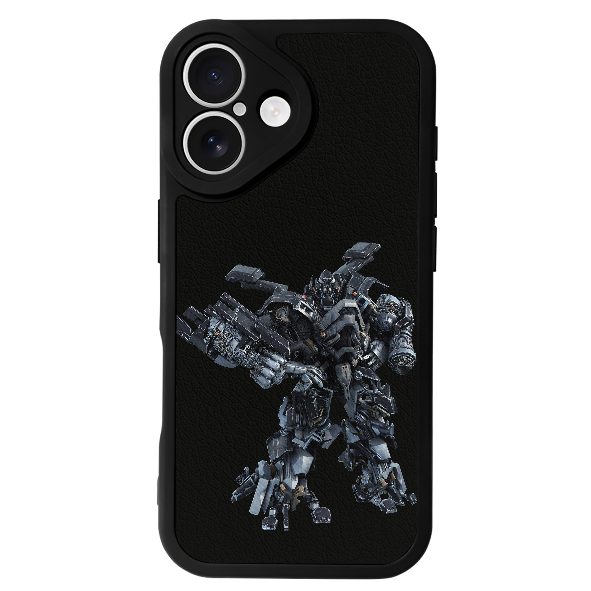（画像用） Transformers トランスフォーマー 【iPhone 16シリーズ対応】シリコンスマホケース（レザー調） 材質：シリコン